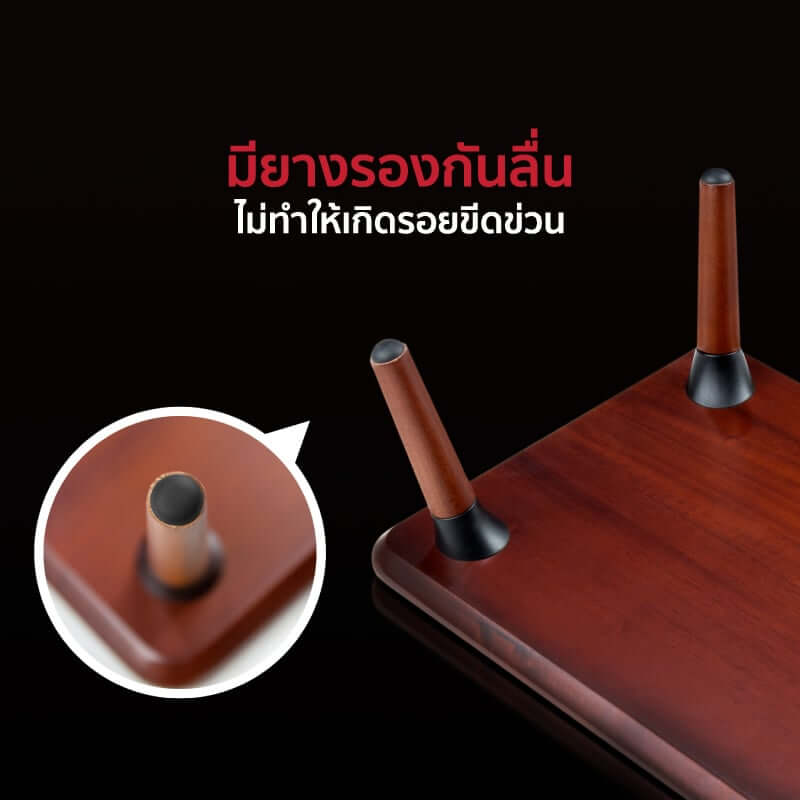 ชั้นวางจอคอม Fennix รุ่น STB-162 size L สีไม้มะฮอกกานี